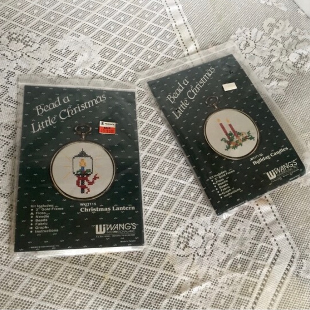 Vintage Christmas Tree Ornament Making Kits